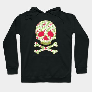 Skull with Flowers Hoodie